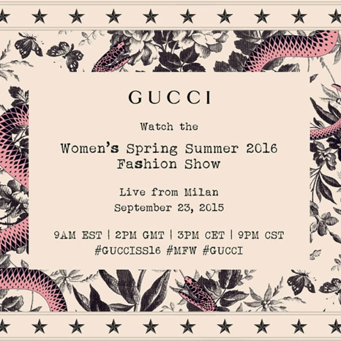 【米蘭時裝週Live】GUCCI春夏大秀倒數：9月23日晚間9點正式登場！