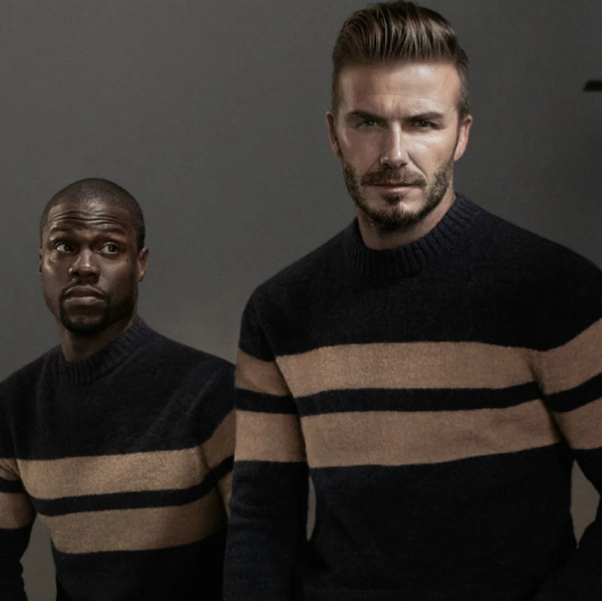 勾出貝帥喜劇魂!貝克漢攜手凱文哈特最新2015 H&M秋冬廣告出爐