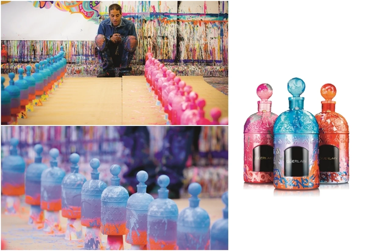 法國嬌蘭x塗鴉大師 JonOne 聯手打造藝術典藏品帝王蜂印瓶塗鴉版!
