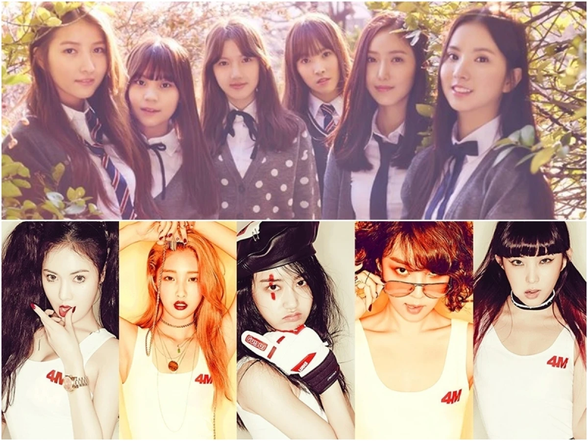 2016年想要哪一味？龐克女 P.K 學生妹 「4Minute」與「GFRIEND」回歸造型決勝盤