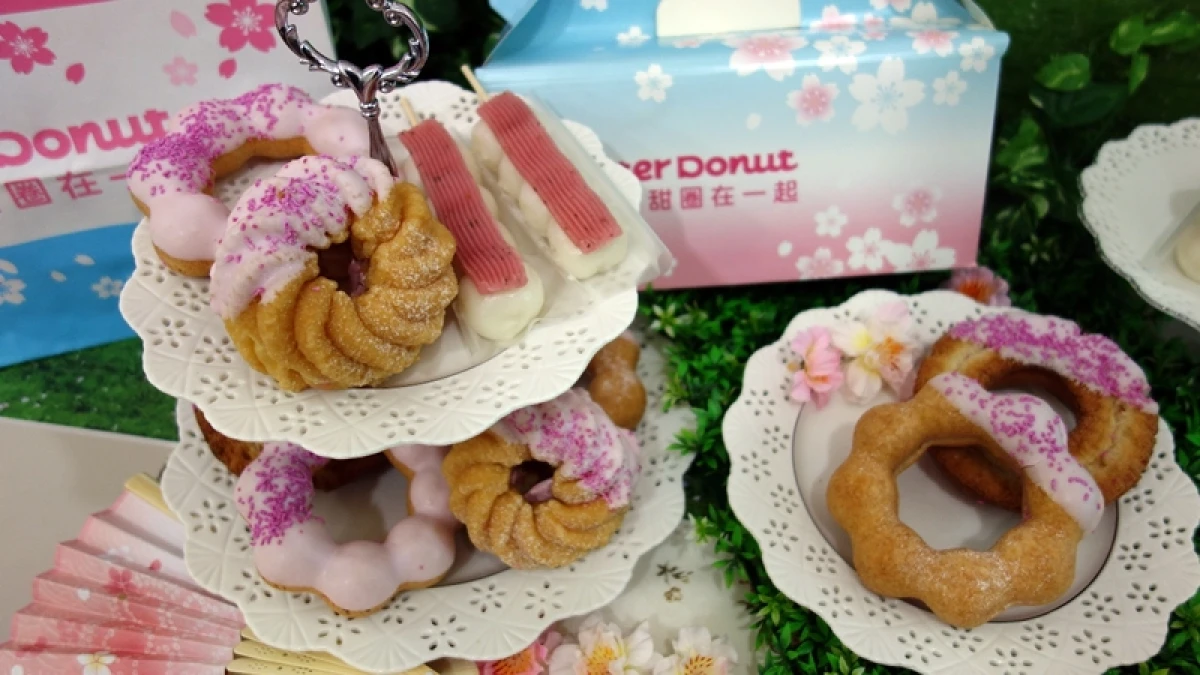 初春戀愛季!粉紅控不能錯過Mister Donut櫻花甜甜圈