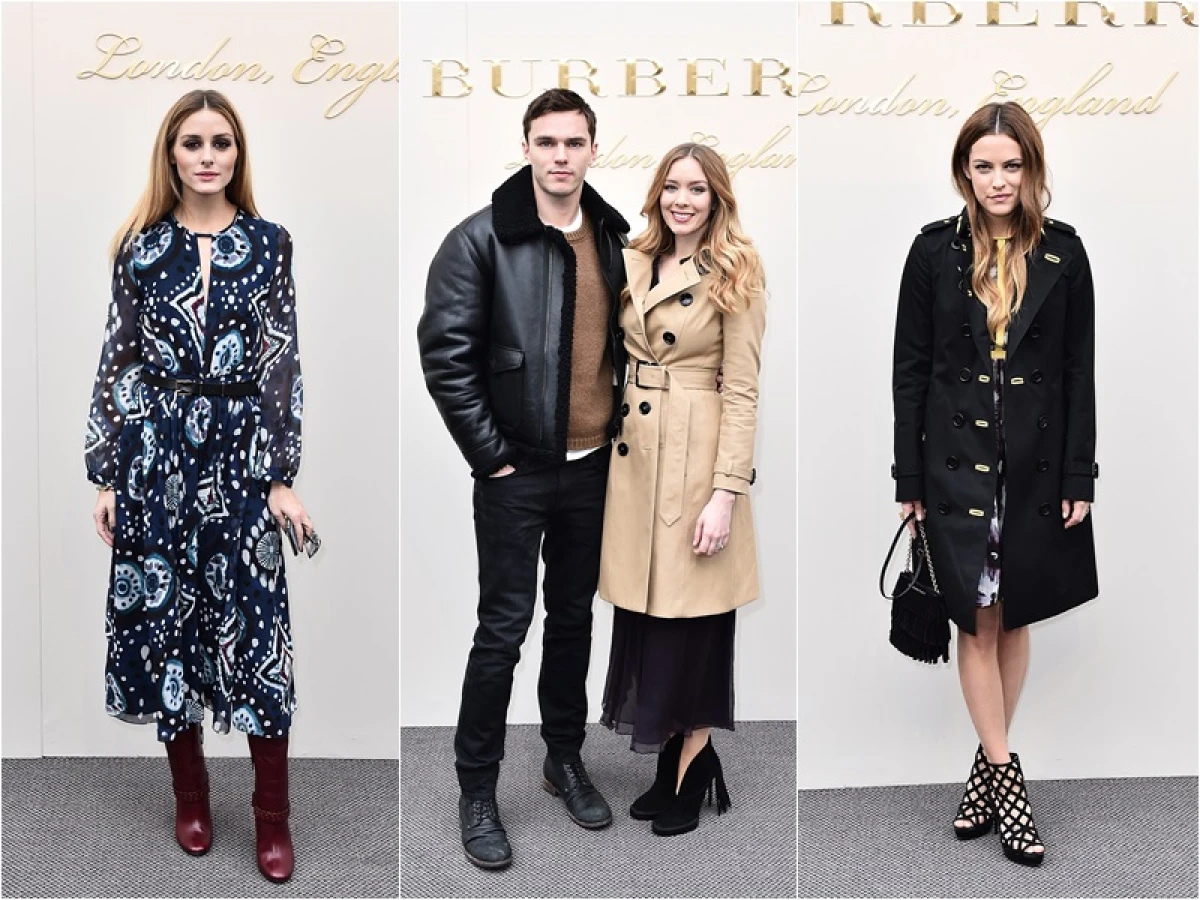 【倫敦時裝週】BURBERRY 2016秋冬大秀 尼可拉斯霍特、紐約名媛Olivia Palermo等觀秀嘉賓超大咖