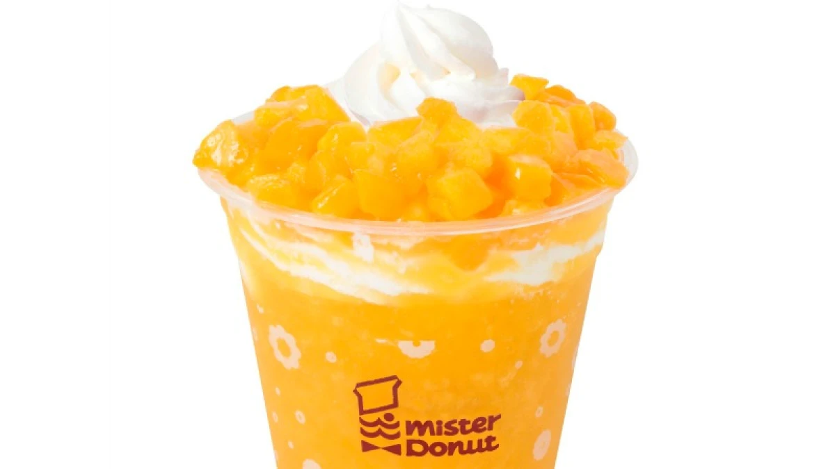 吃得到芒果、草莓果肉!Mister Donut 2款全新季節限定鮮果冰沙