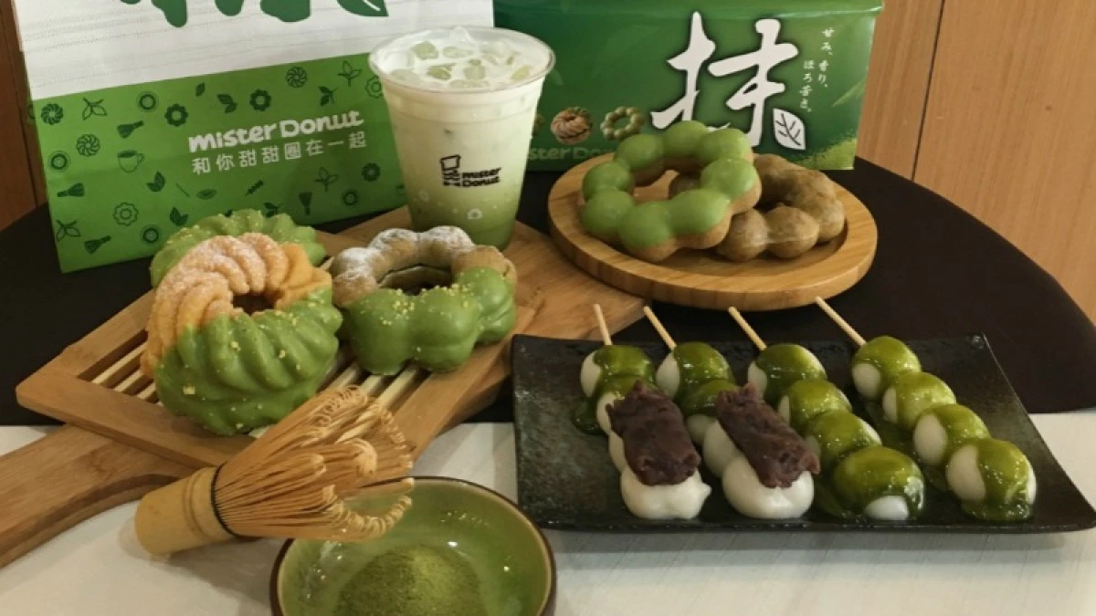 抹茶控天堂!Mister Donut初夏抹茶新滋味