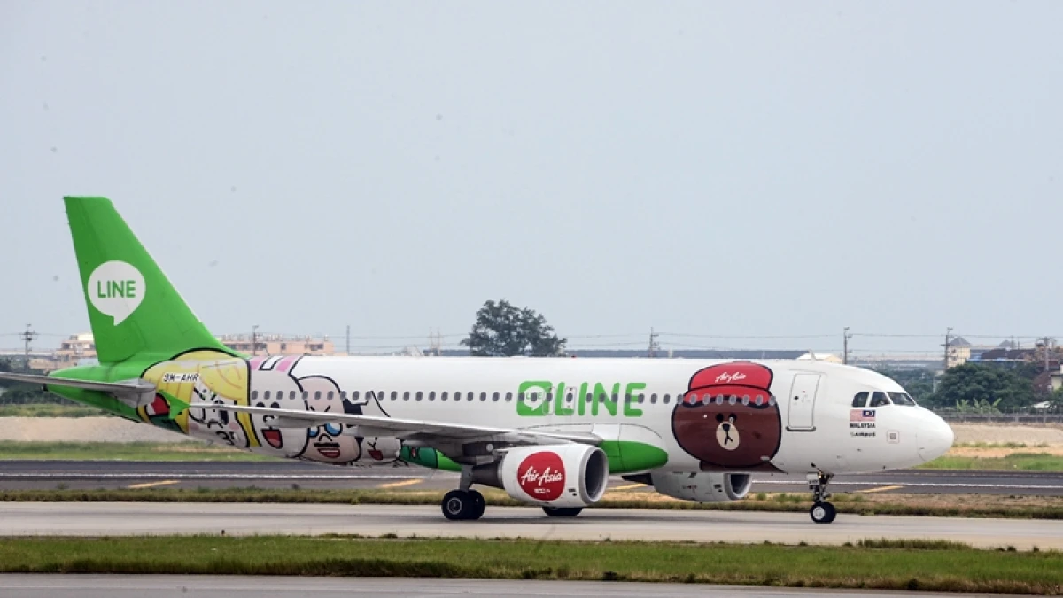 太萌了!熊大、兔兔也搭上AirAsia陪你旅遊趣