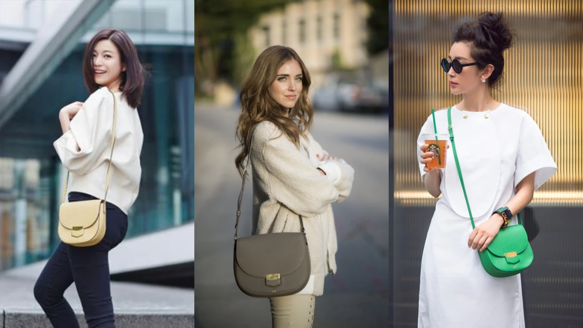 Chiara Ferragni、陳妍希、李冰冰街拍必揹!CELINE再推雙色Trotteur系列