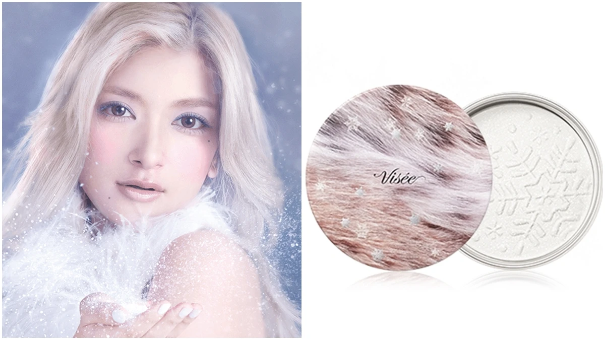 飄著雪花的蜜粉餅太夢幻！Visee 2016冬季限量彩妝打造冬之幻色精靈