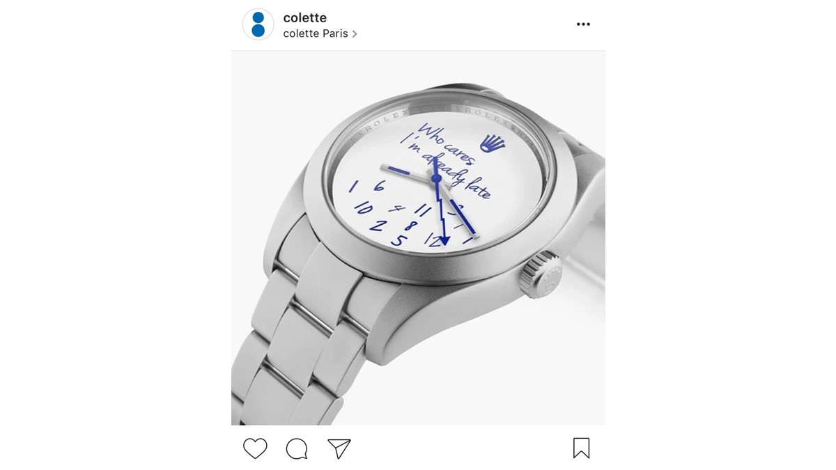 「Who cares, I’m already late!」 史上最狂雙強聯手 Colette x Rolex 