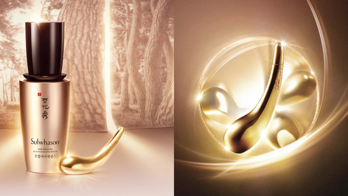 雪花秀首創24K鍍金黃金賦活導入棒!加強眼周彈力、消除浮腫、對抗鬆弛肌膚