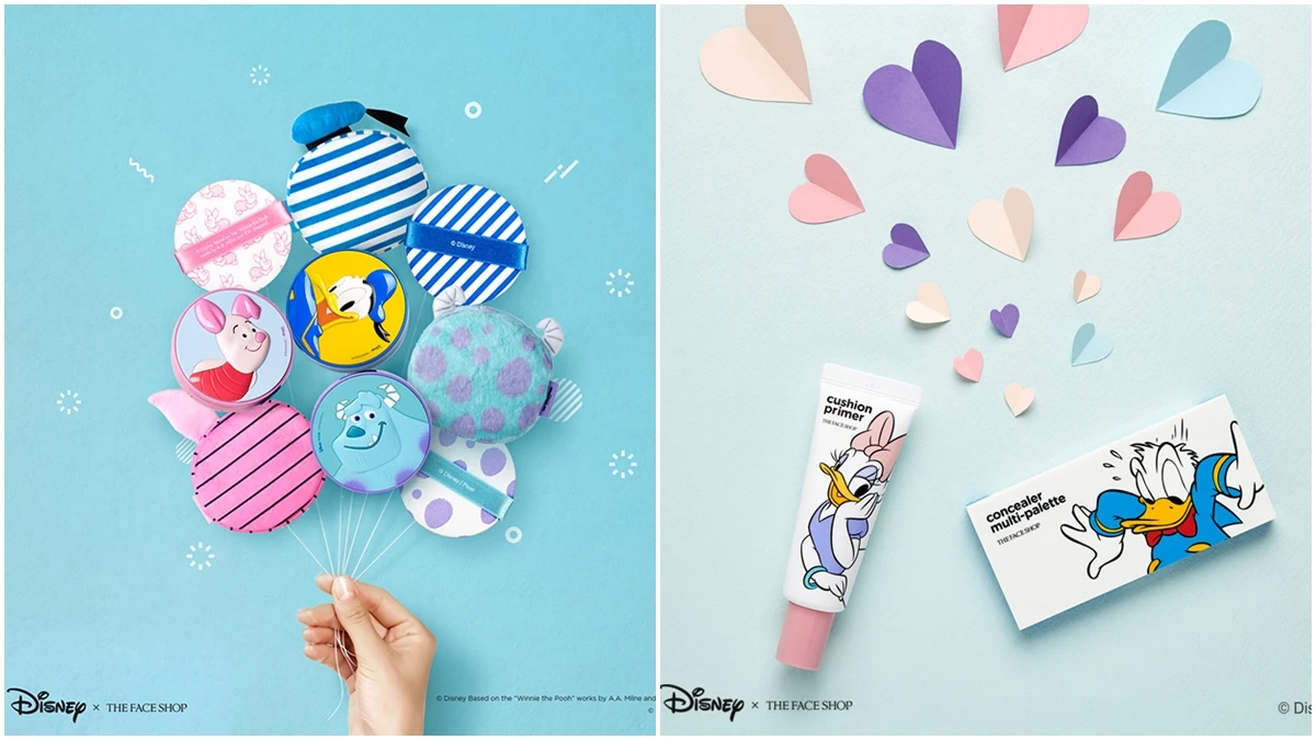 迪士尼氣墊系列第二波來襲, THE FACE SHOP再推唐老鴨、毛怪、小豬氣墊粉餅,還有星際大戰金屬面膜