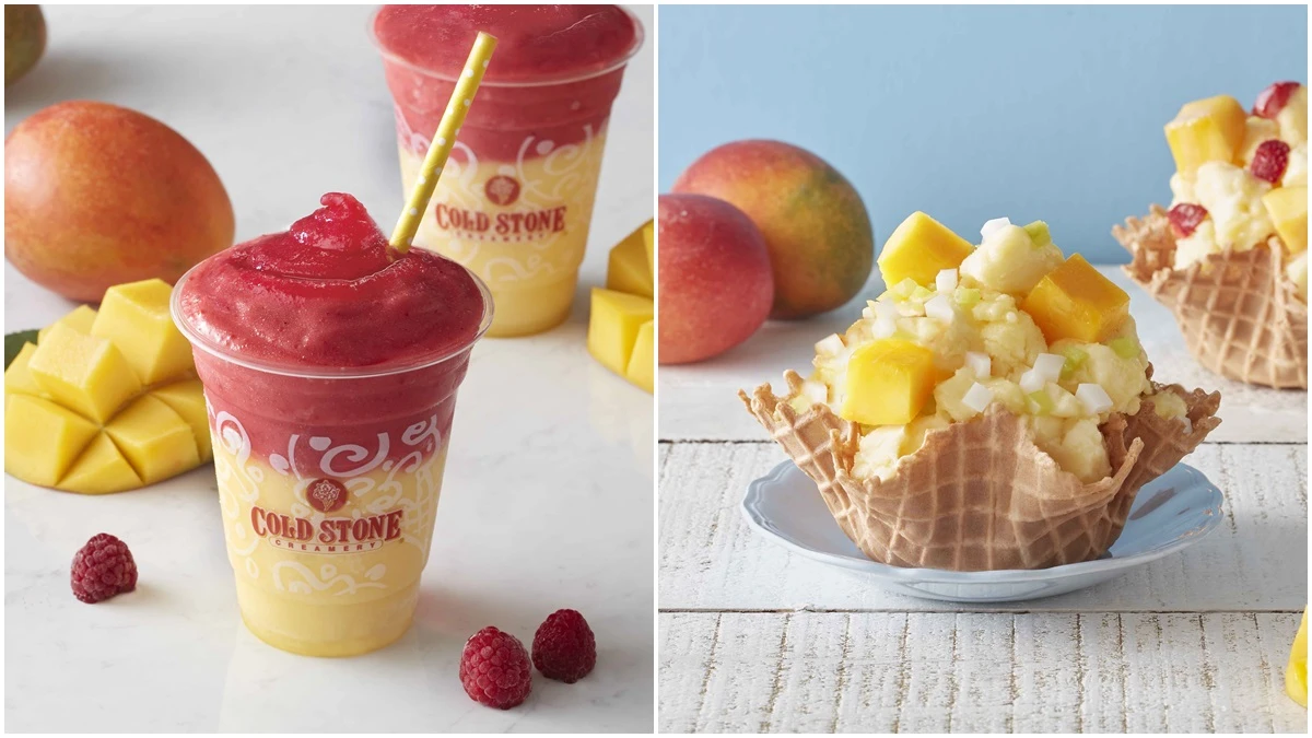 愛文芒果與情人果的酸甜組合 ！COLD STONE夏日芒果季冰品6月開跑
