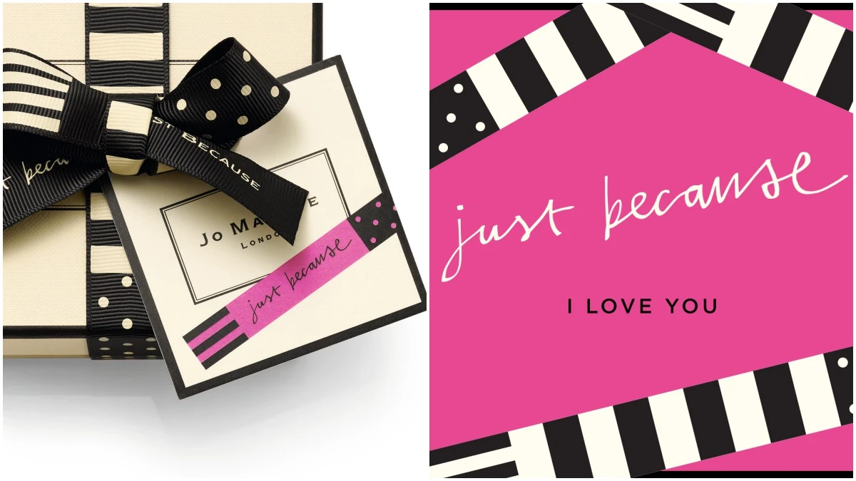 黑白條紋、普普圓點氣球太浪漫!Jo Malone London推出「Just Because禮因為你」七夕情人節包裝全台限量上市