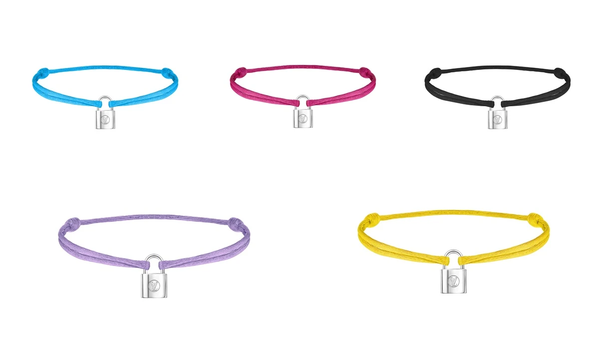 讓人選擇困難的繽紛手鍊!Louis Vuitton推出五款經典鎖頭Silver Lockit發起保護兒童公益