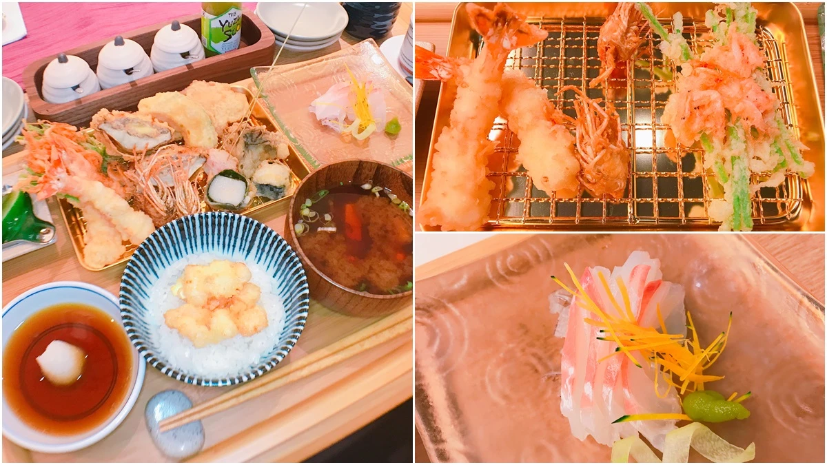 蒸的天婦羅吃起來居然不油膩,日本知名餐飲Humax全新開設【吉天婦羅KICHI】首間店就直接開在台灣
