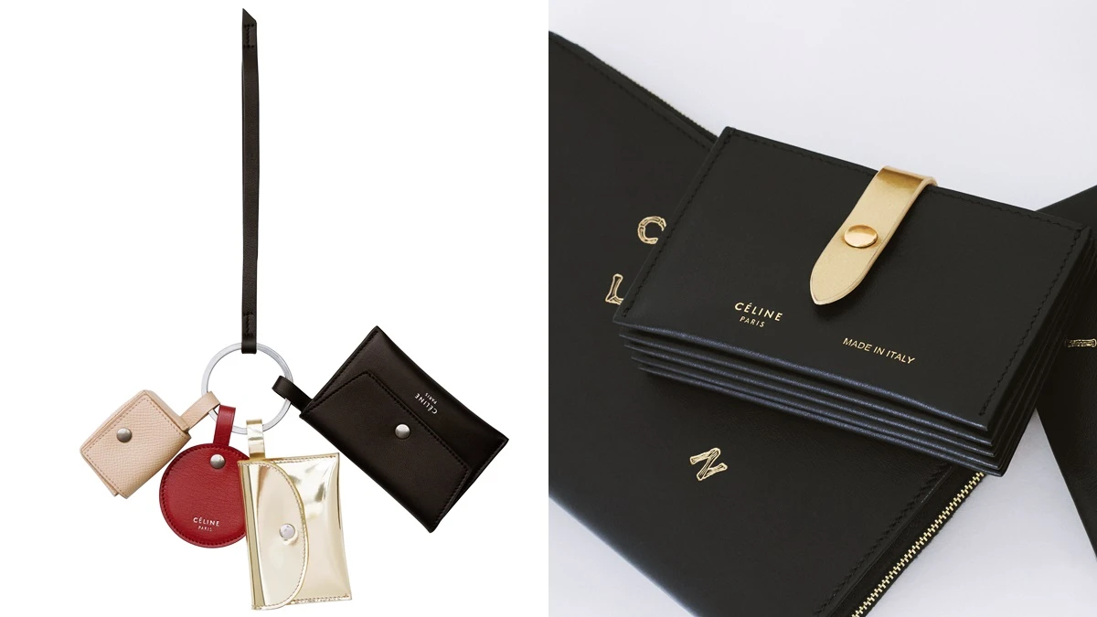 今年聖誕禮物到這裡挑!7款烙印黑金配色Céline logo的聖誕皮件系列來了