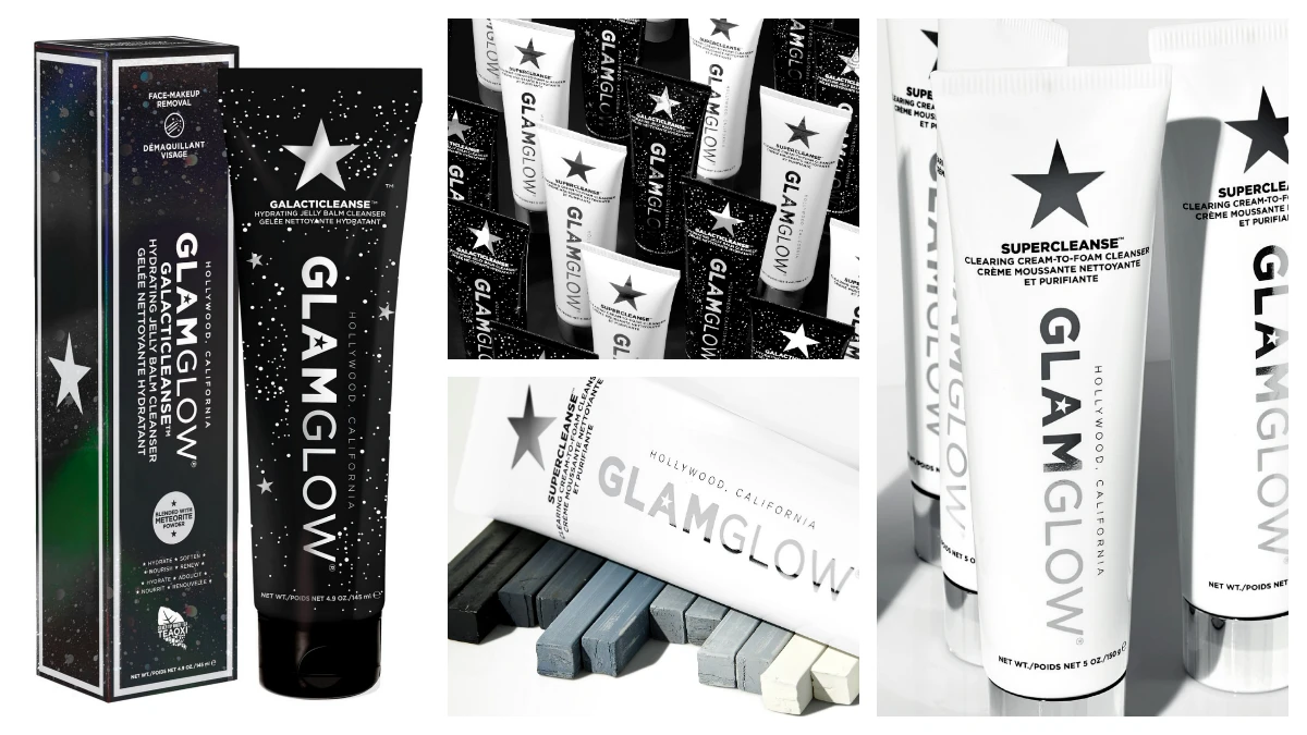 臉洗乾淨就會發光!GLAMGLOW推出黑白雙管潔顏夢幻雙星 洗卸一次get!