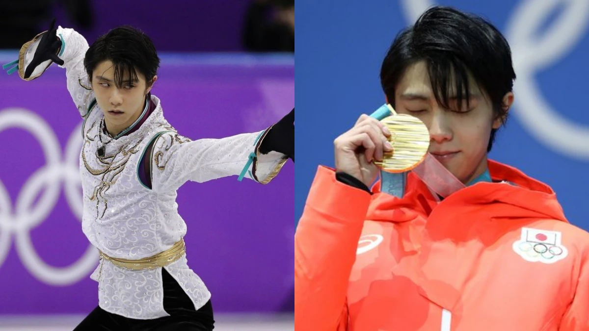 傳奇造奇景！日本滑冰王子羽生結弦，冬奧二連霸捷報，王者魅力賽場下起維尼娃娃雨～