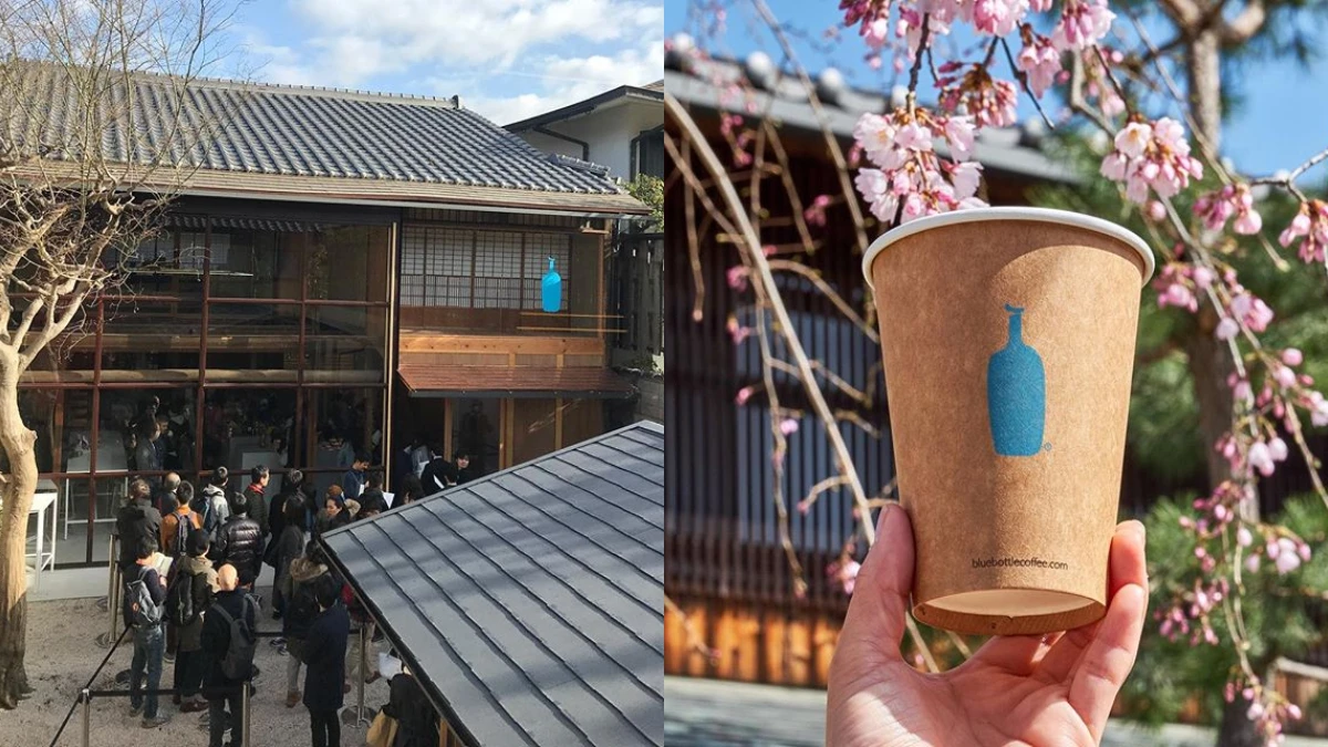 文青迷注意!日本「藍瓶咖啡」京都新店,兩層樓百年老屋,春暖花開迎來咖啡香~