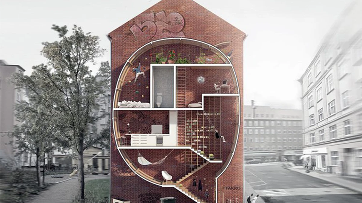 最窄蝸居!夾縫中的公寓讓你看看設計師如何化腐朽為神奇!