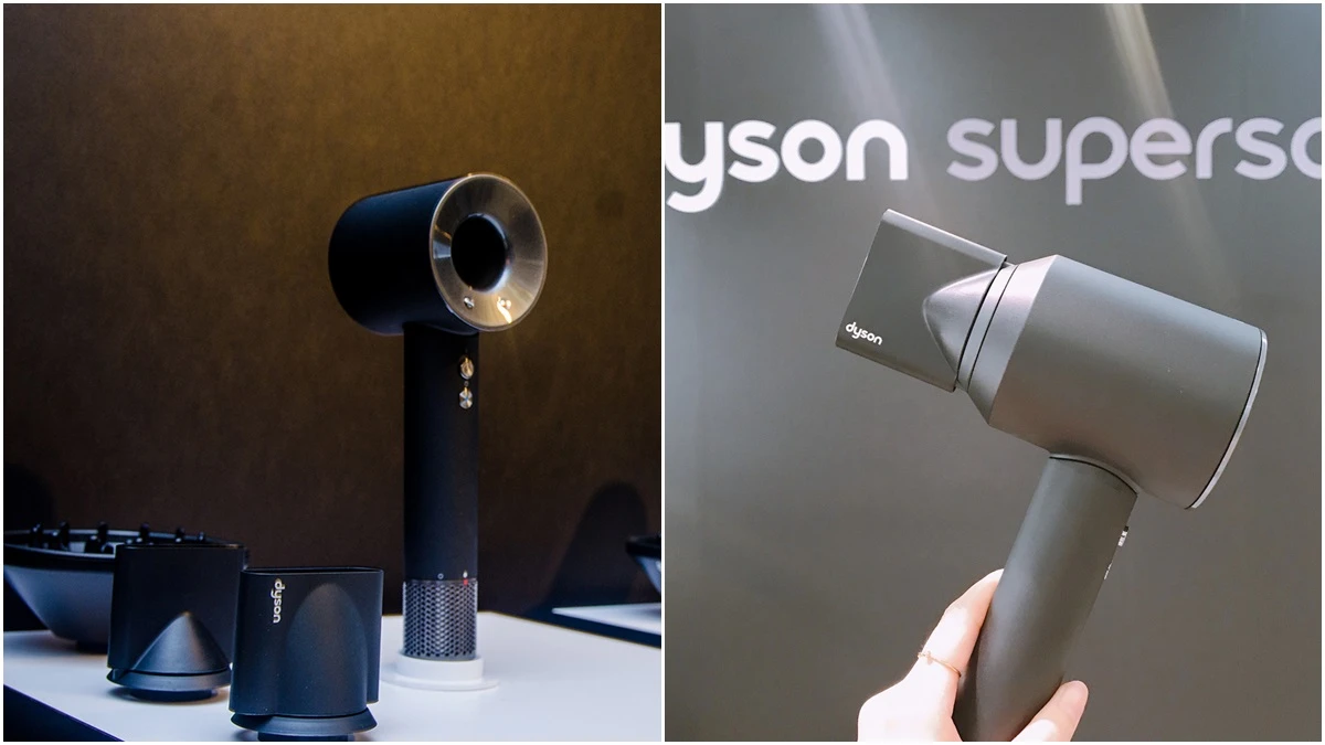 從吹嘴到機身全都換上新色！Dyson首度在台灣推出全新黑鋼色吹風機