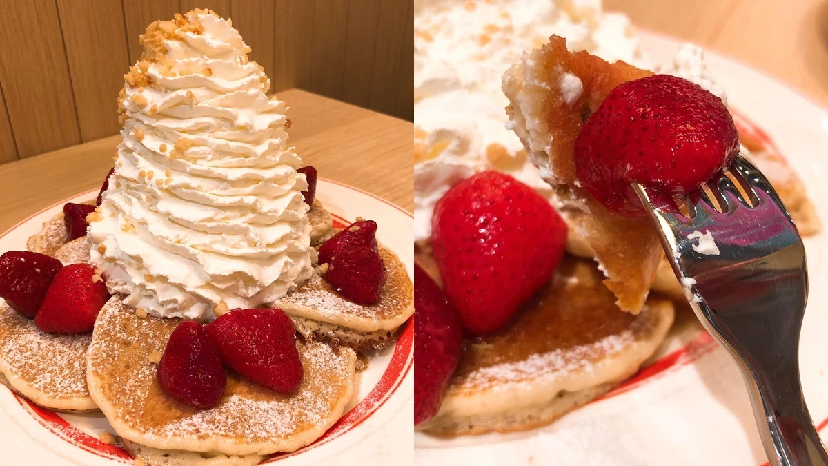 15公分高的超澎湃鮮奶油火山!日本超夯排隊鬆餅Eggs'n Things來了,首店就在信義區微風松高