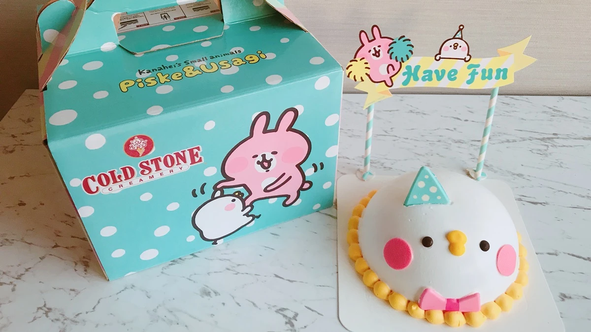 卡娜赫拉、P助大頭冰淇淋蛋糕超可愛！COLD STONE父親節限量療癒系蛋糕怎麼捨得吃