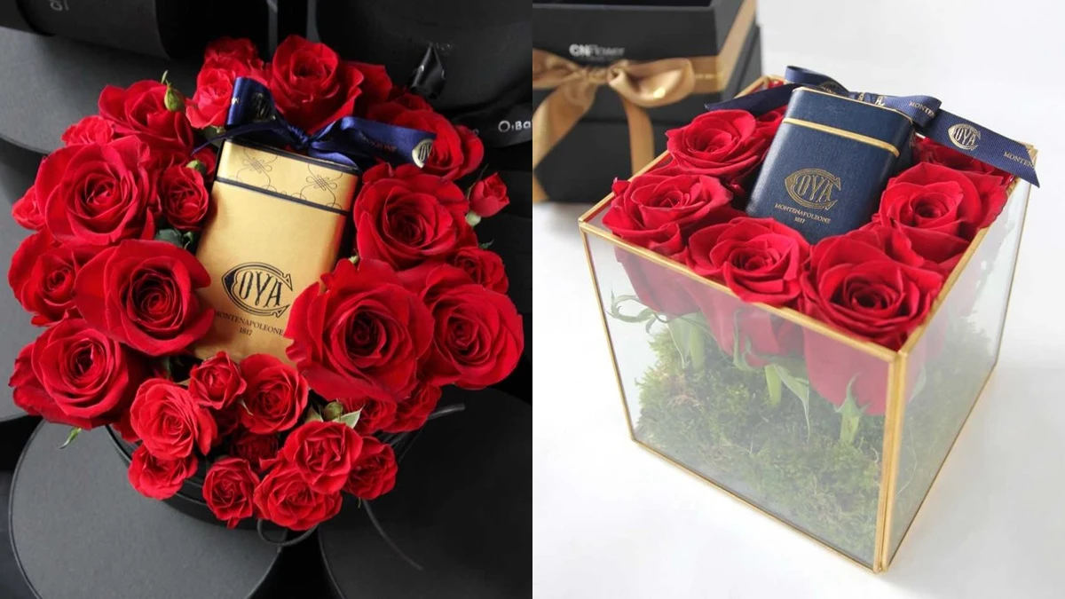 今年最浪漫的告白禮物!COVA攜手高端花藝品牌CNFlower打造「七夕巧克力金框禮盒花」