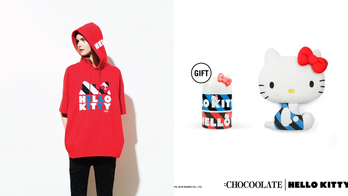 凱蒂貓迷們又要失心瘋了!:CHOCOOLATE x HELLO KITTY聯名系列 超萌來襲