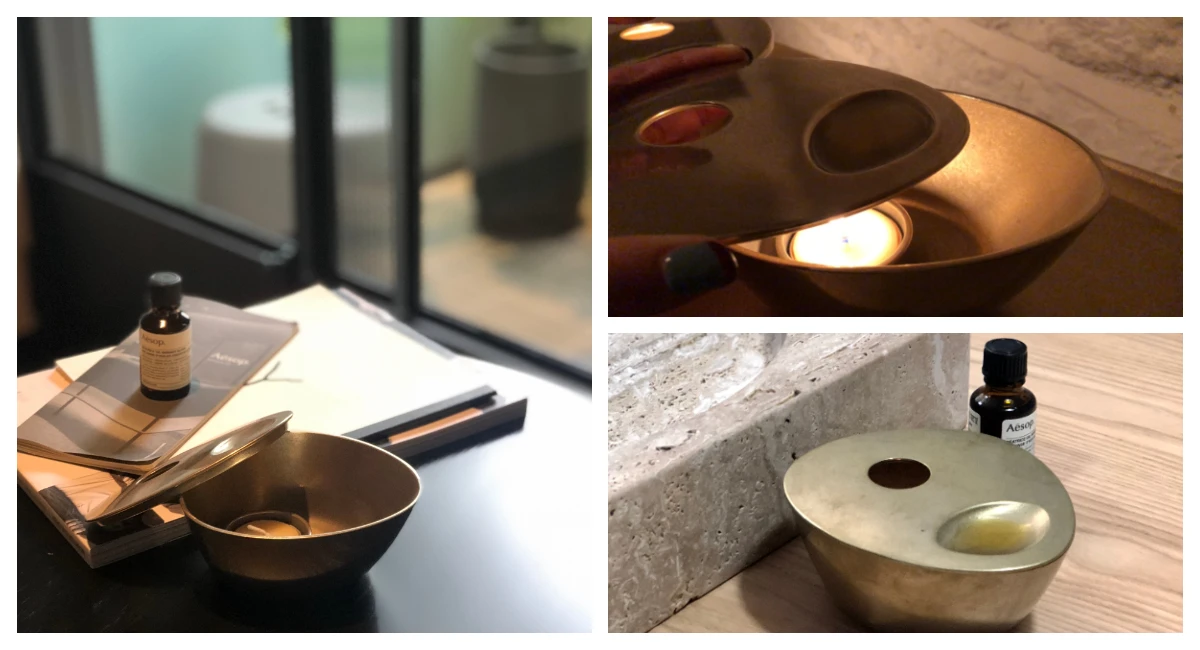 Aesop「黃銅薰香座」,以最療癒的溫度傳遞真實感官氣味