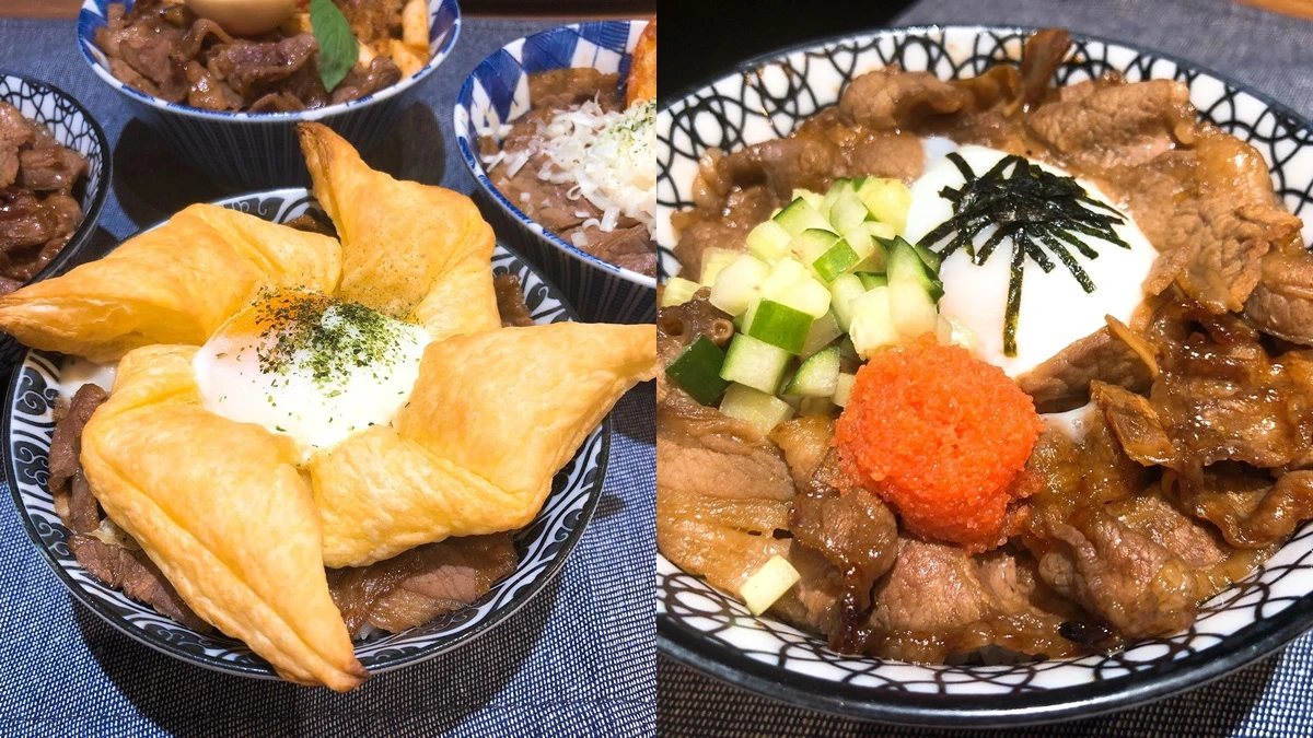 超浮誇丼飯來了!開丼推出全新菜色,「法式千層酥皮燒肉丼」肉控必嚐