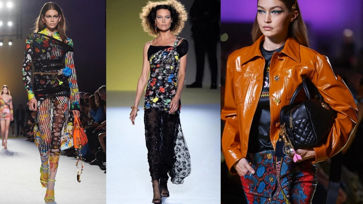 每個女人都是ㄧ種Versace,2019春夏大秀上的超模氣場