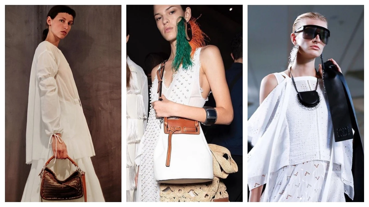 編織、流蘇、羽毛，三大關鍵春夏重點，Loewe秀上一次看齊！