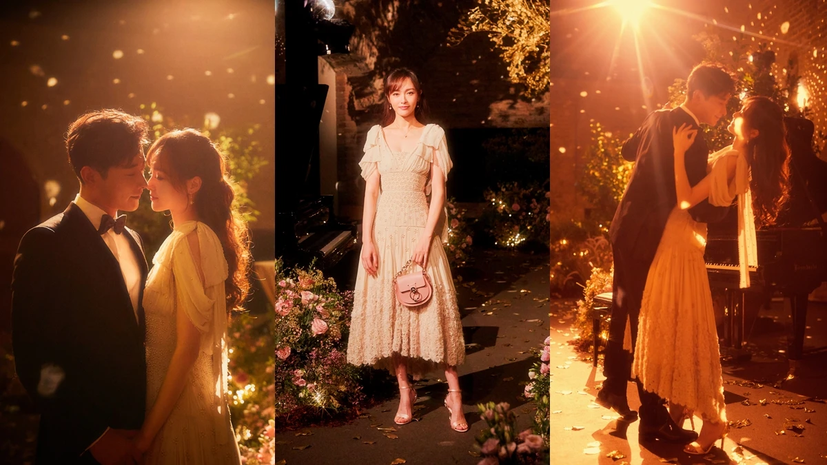 唐嫣、羅晉絕美婚宴照釋出！超美超夢幻的婚前晚宴禮服由Chloé量身打造