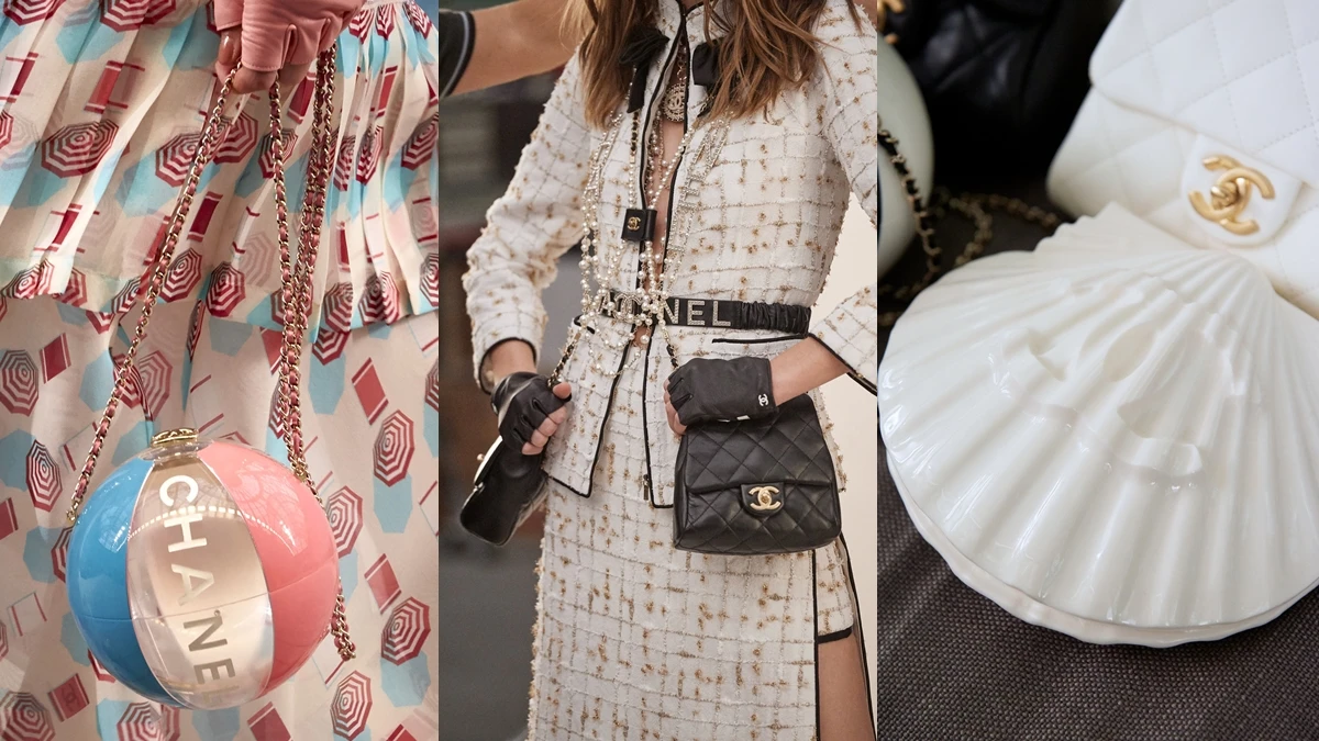 貝殼、海灘球都變成時髦包包！CHANEL 2019春夏海灘大秀配件一覽