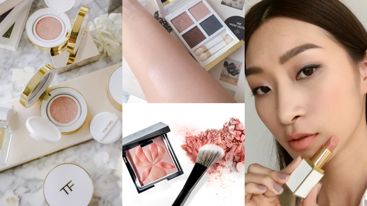 Tom Ford仙氣天使光四格眼盤、絕美杏桃裸白管唇膏、擦上3秒立即校正膚色白氣墊、Sisley刷出春天好命紅暈珊瑚色頰彩…2019春季彩妝美一波!