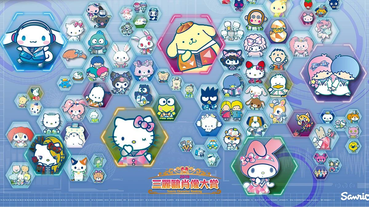 一日一票投起來！三麗鷗鐵粉站出來！「2019 三麗鷗肖像大賞」人氣投票開跑啦