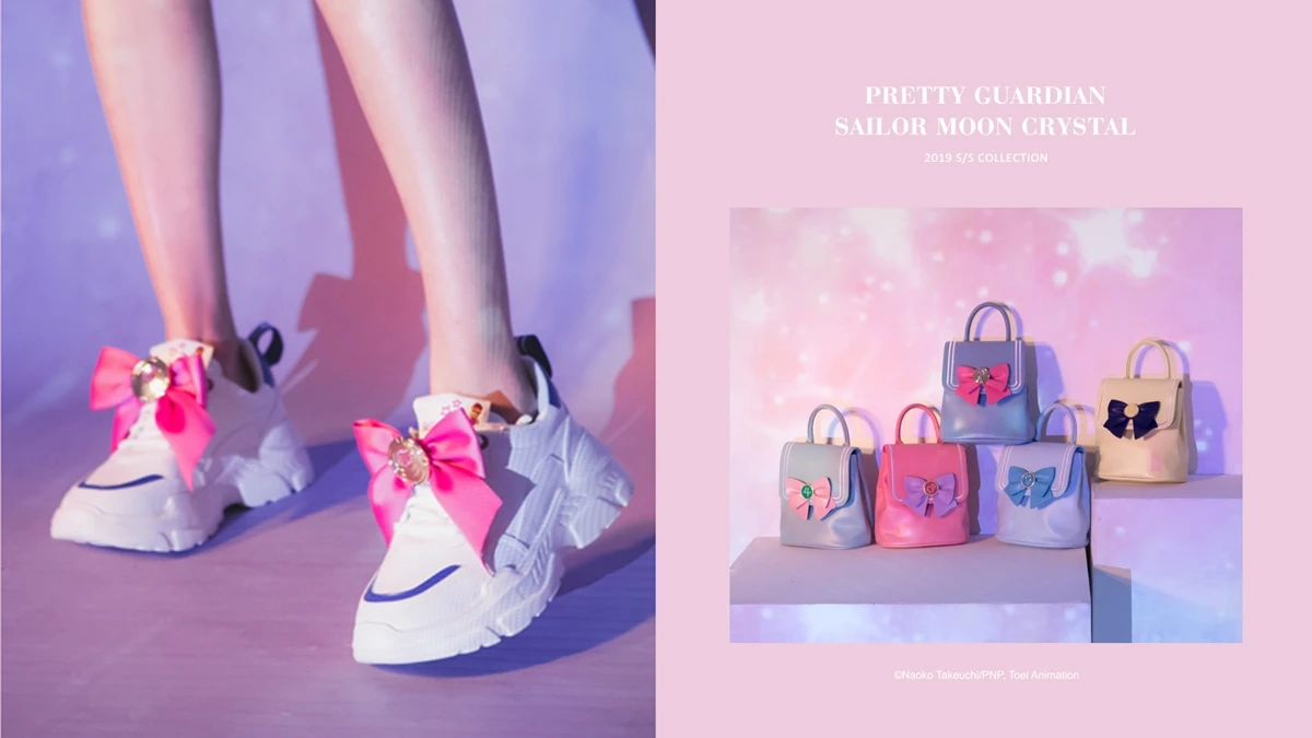 Grace gift美少女戰士週邊竟然推出老爹鞋、迷你後背包!水手月亮、火星、金星…你最想當哪一個?
