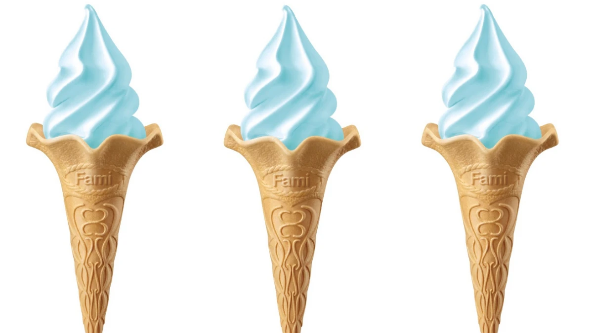 全家最新推出彈珠汽水霜淇淋！打造微酸甜兒時回憶，夏日絕美湖水藍新冰就是這一支