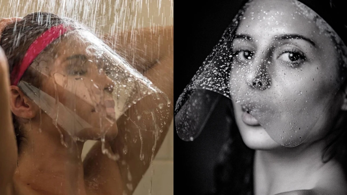 女人必備「淋浴面具」！即便帶妝也能洗澡、洗頭，完全不怕妝花掉，根本一大福音～