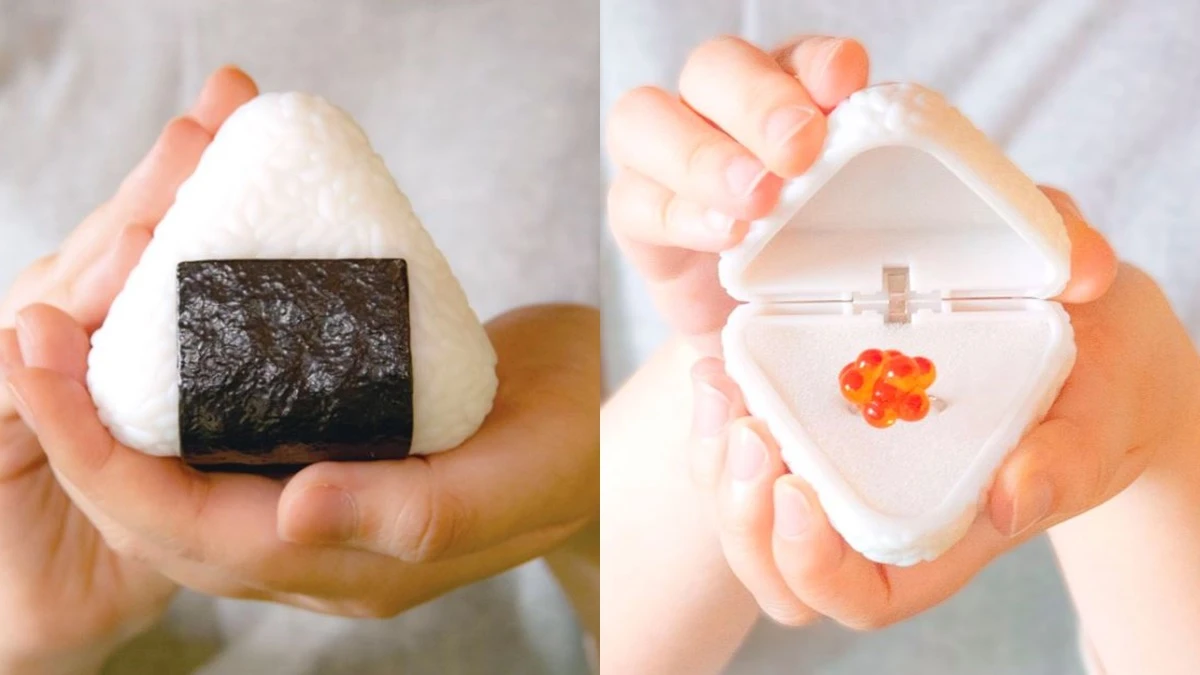 用這個求婚可以嗎?日本推出「御飯糰的內餡戒指」5款造型戒指,鮭魚卵、明太子……送給吃貨女友吧