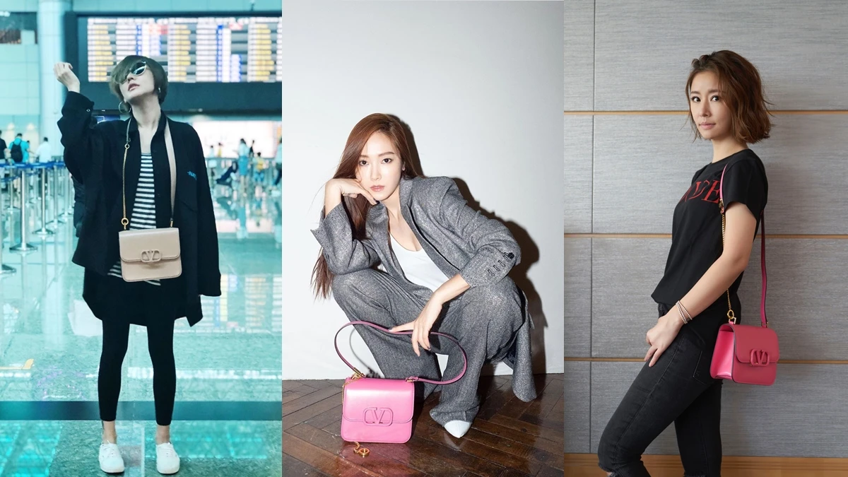 Jessica、林心如、小S最近都在迷的包包就是它!VALENTINO全新VSLING手袋,蜜桃粉、玫瑰粉全都美得太生火