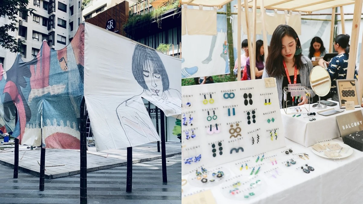 「全台最美市集」來台北啦!綠美丘Midori Art Market把攤位變網美藝術裝置,限時快閃3個月、週末限定登場