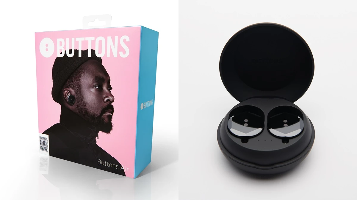 黑眼豆豆BUTTONS Air真無線藍牙耳機時髦上市！兩款純黑陶瓷外型，男友耳上最潮單品非它莫屬