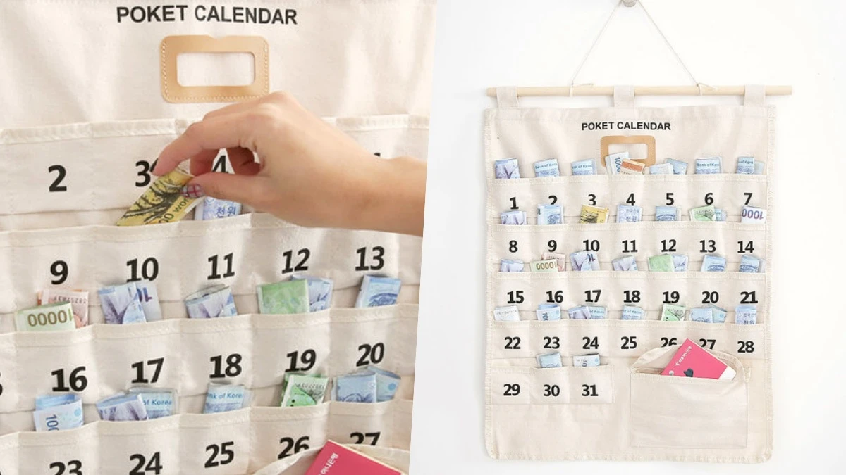 無痛存錢法！韓國推「存錢月曆」最簡單的存錢法，一起擺脫月光族吧