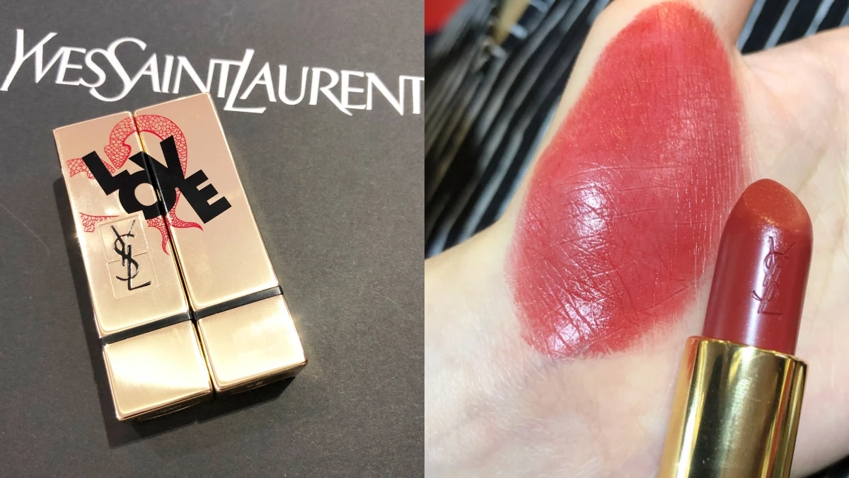【2020情人節限定】YSL 2020情人節唇膏曝光！「金管」奢華緞面唇膏限定版可以拼成LOVE字樣，根本就是最強告白口紅