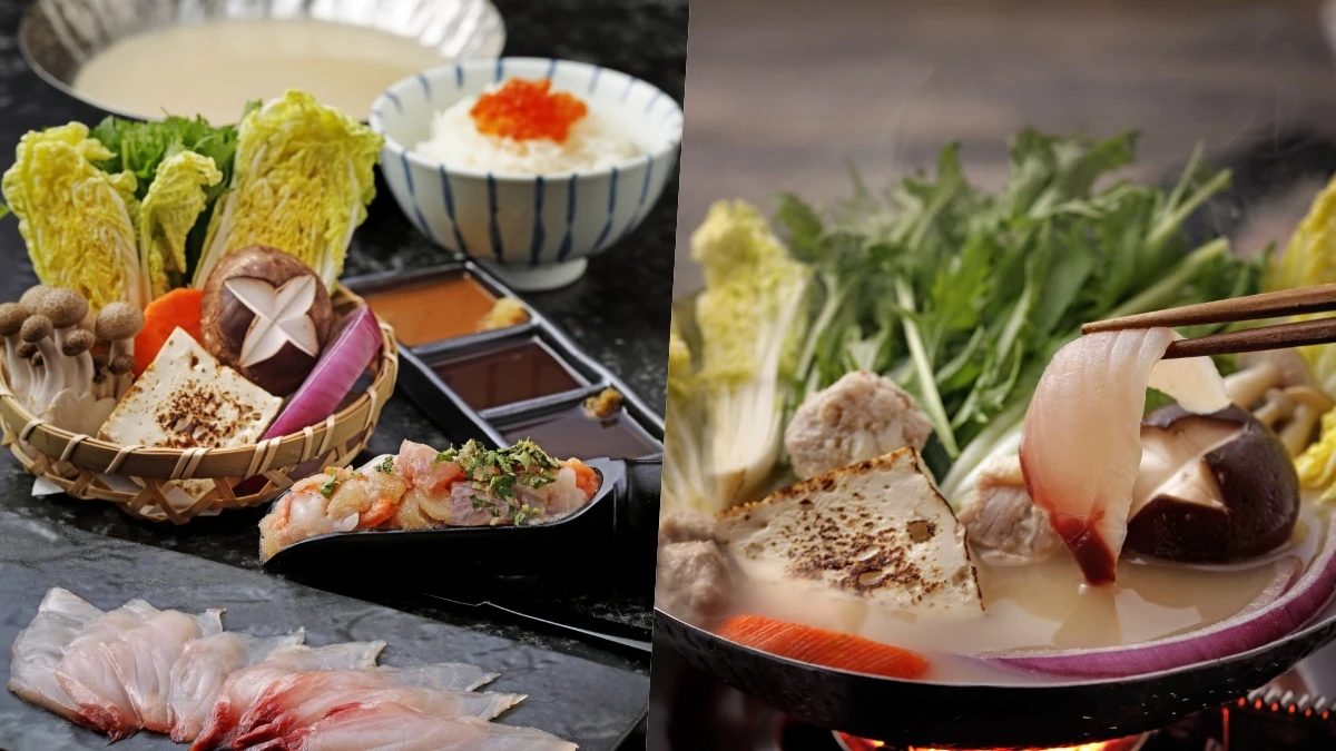 天冷就是要吃鍋!日本橋海鮮丼つじ半推「湯霜鮮魚野菜鍋」,加入8種海鮮的職人頂級鍋物