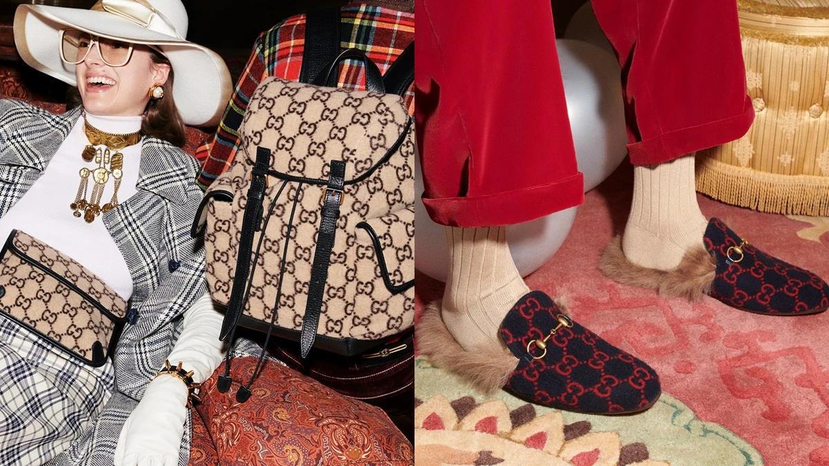 賣到翻的皮革穆勒鞋換上冬裝!GUCCI推出Towards Winter系列,毛絨絨的雙G LOGO也太萌