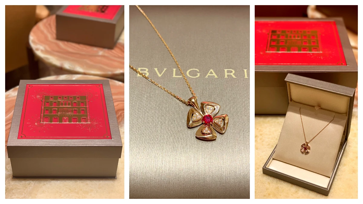 【試戴報告】這禮盒太美！BVLGARI 寶格麗推出農曆新年限定款，超喜氣紅色包裝讓妳好運一整年！