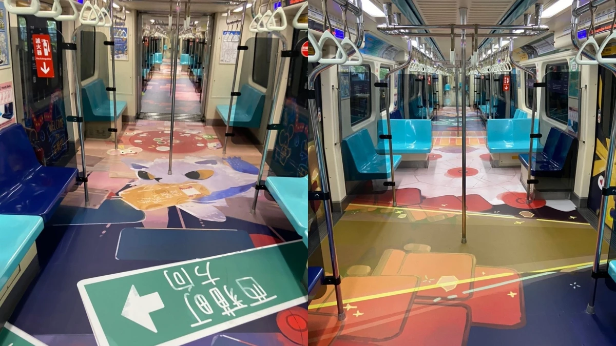 台北捷運變好萌!「2020台北燈節彩繪列車」上路,老鼠追貓、雙主燈意象都藏在裡面