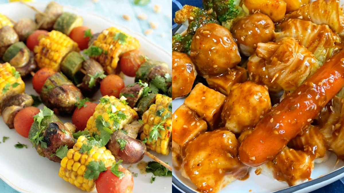 太有食慾了！香辣丸子串/蔬菜串/雞肉串 低脂美味醬料作法學起來！